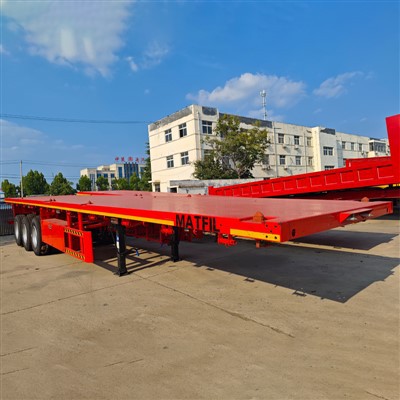 Utdragbar flatbed trailer - 45 ft kapacitet