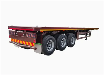Heavy Duty 40FT Flak Semi Trailer Container Transport
